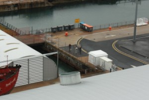 Parents waving goodbye
